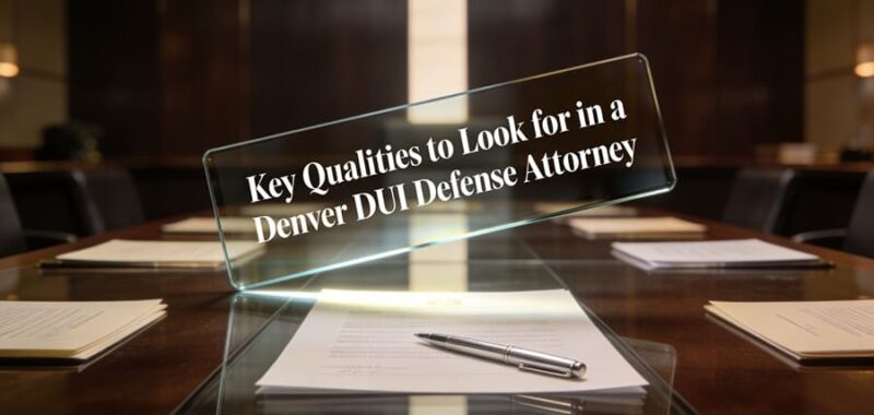 Key Qualities to Look for in a Denver DUI Defense Attorney