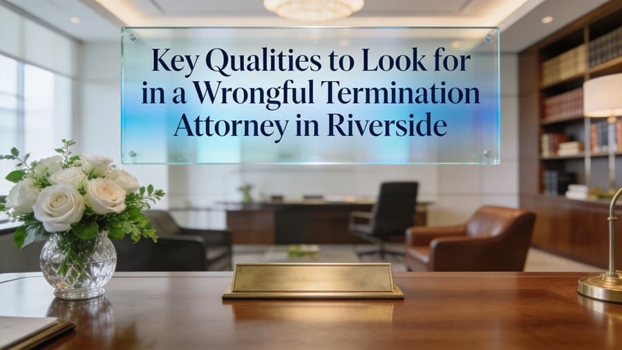 Key Qualities to Look for in a Wrongful Termination Attorney in Riverside