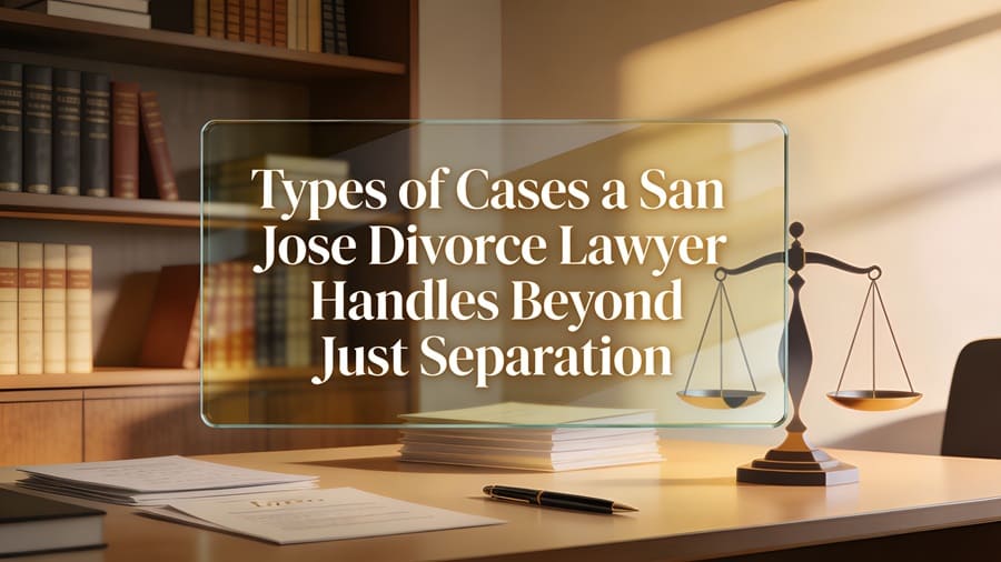Types of Cases a San Jose Divorce Lawyer Handles