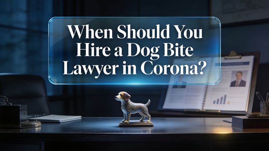 When Should You Hire a Dog Bite Lawyer in Corona?