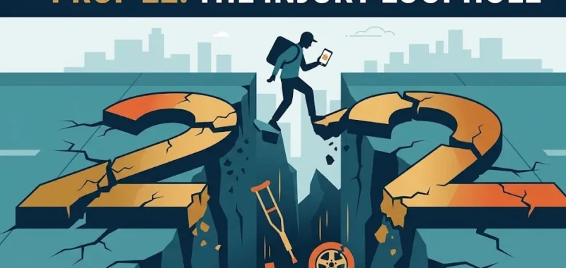 Prop 22 Catastrophic Injuries CA Gig Workers' Uphill Battle