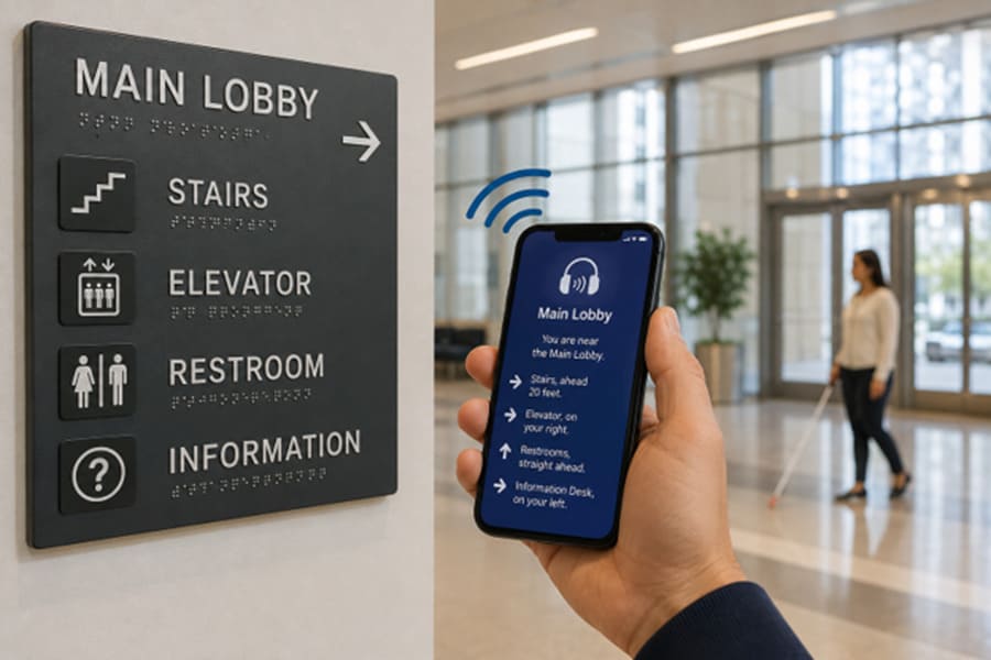 Beyond Braille: Expanding ADA Accessibility Through Modern Talking Signage Solutions