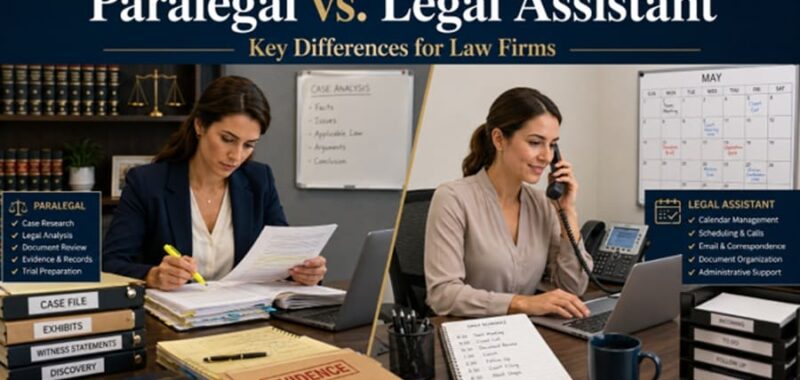 Paralegal vs. Legal Assistant: Key Differences and Which Role Your Law Firm Needs