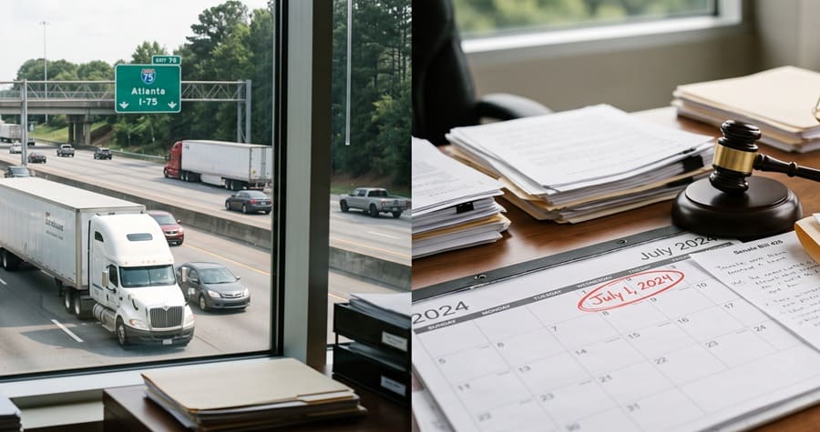 Georgia Truck Accident Lawsuits After SB 426 July 2024