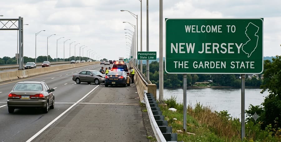 PA Drivers Hurt in NJ Crashes