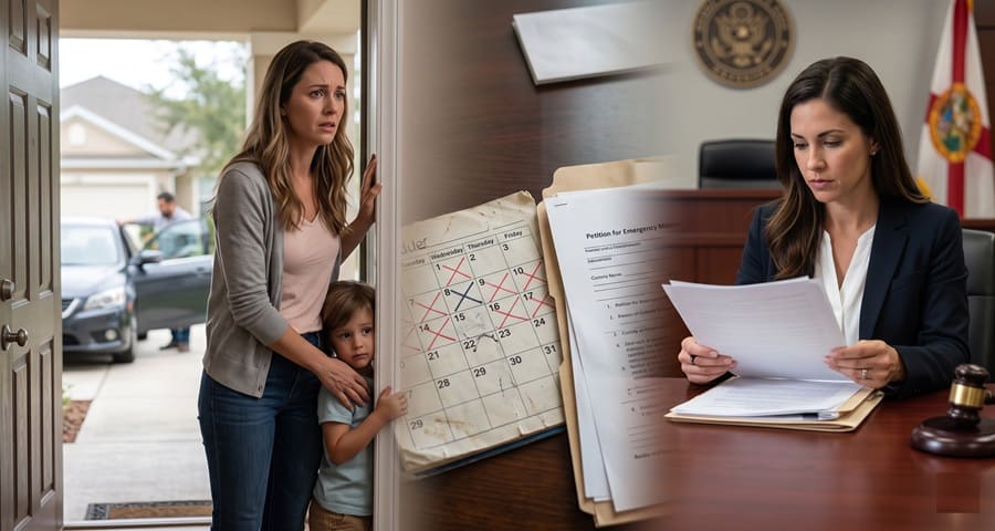 Time-Sharing vs. Emergency Custody