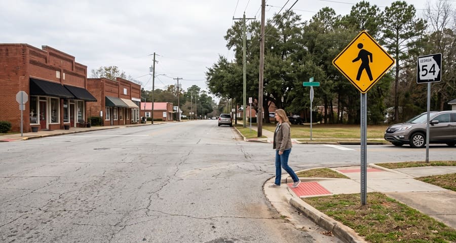 Why Georgia Crosswalk Does Not Always Need Painted Lines