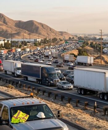 Workday Ends on Freeway
